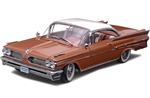 1959 Pontiac Bonneville Hardtop - Cameo Ivory / Canyon Copper (SunStar Platinum) 1/18